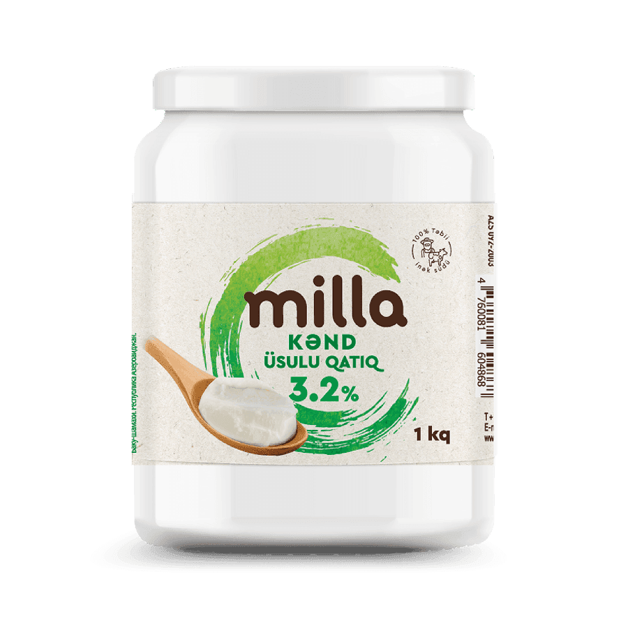 Milla Kənd Qatığı 3.2% 1 kq