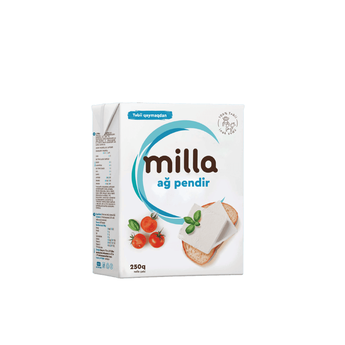 Milla Ağ Pendir 250 qr