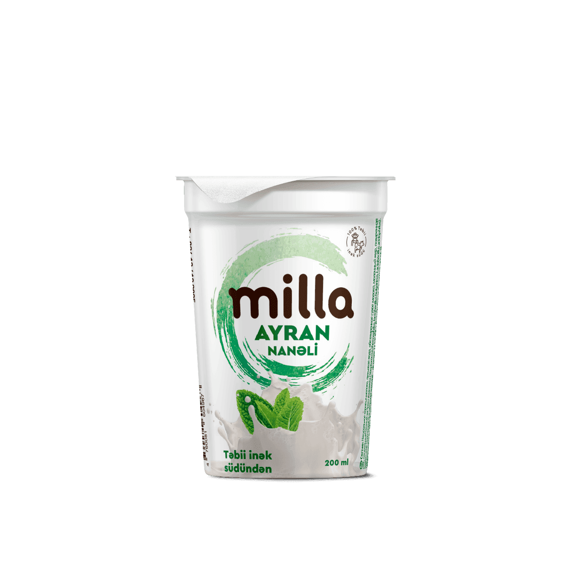 Milla Ayran nanəli stəkan 200ml