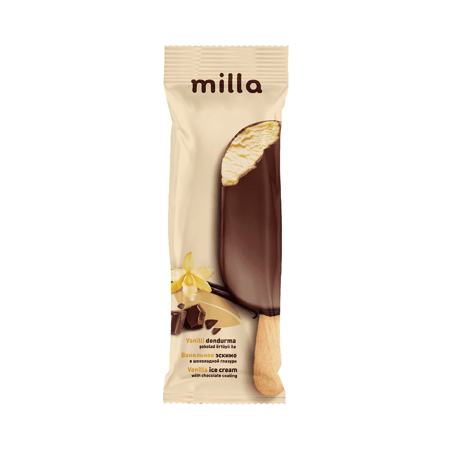 Çubuqda vanilli-şokoladlı 100-125ml