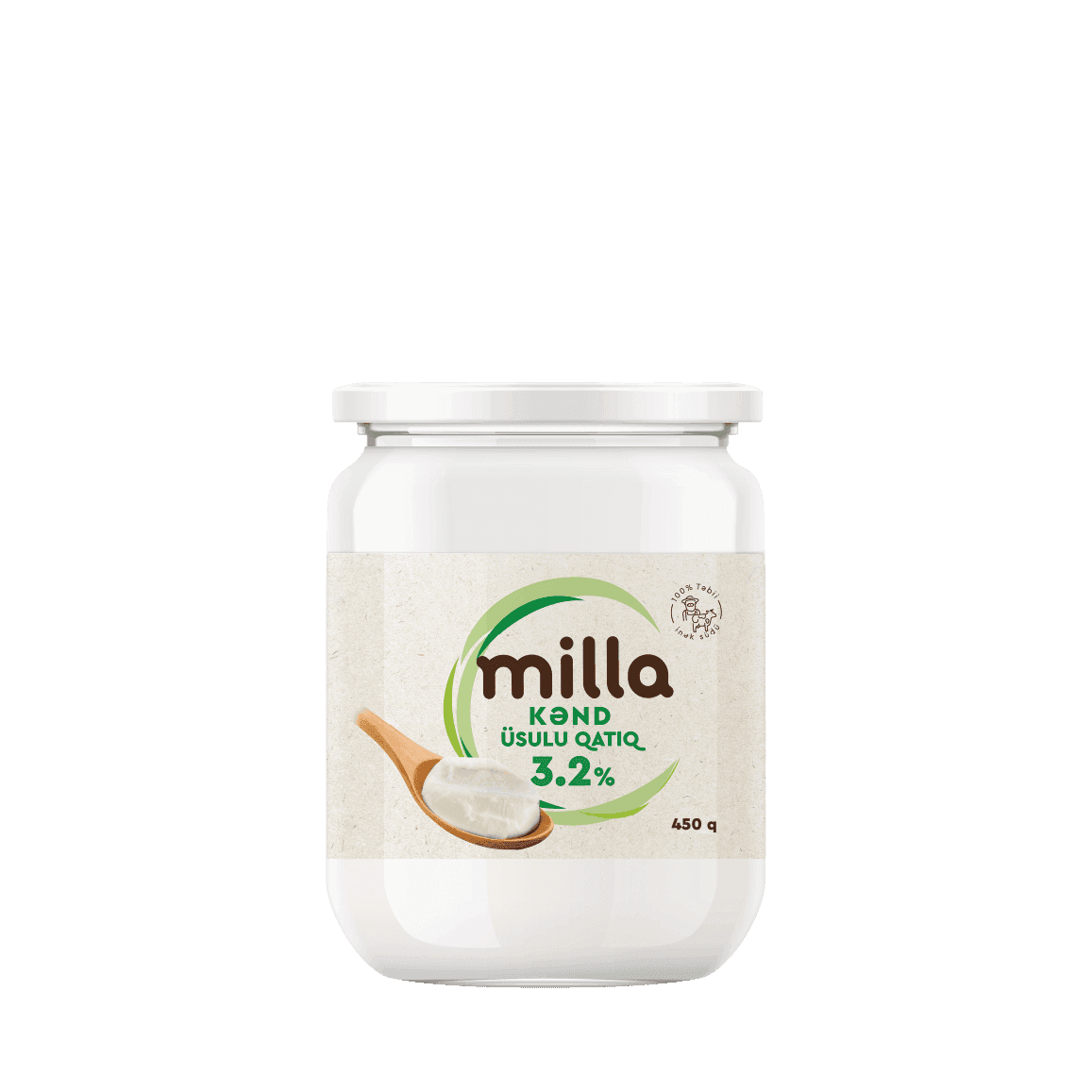 Milla Kənd Üsulu Qatıq 3.2% 450q